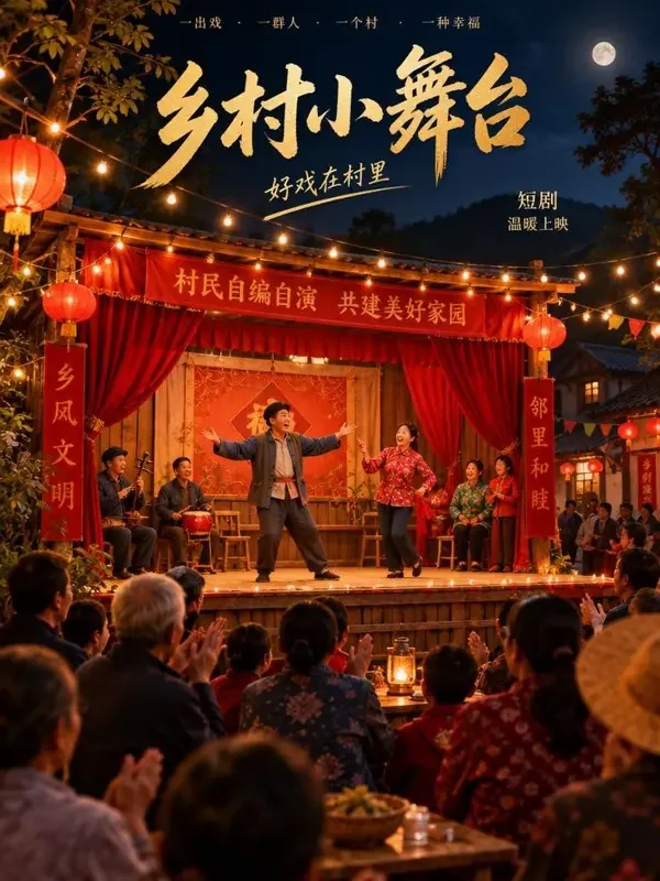 《村晚大舞台》- 黑料不打烊生活喜剧短剧封面 《村晚大舞台》- 黑料不打烊生活喜剧短剧封面