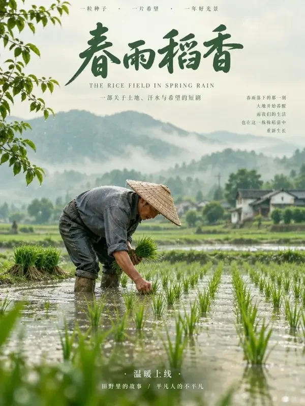 《春雨润田》- 黑料不打烊乡村励志短剧封面 《春雨润田》- 黑料不打烊乡村励志短剧封面
